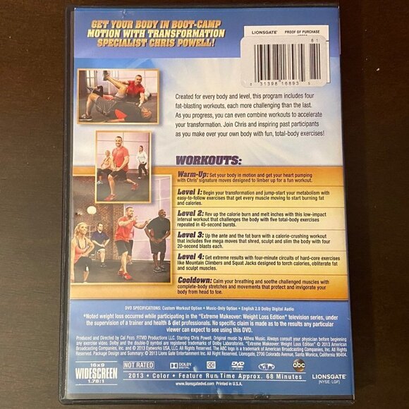 ⭐$2 ADD-ON: Extreme Makeover Weight Loss Edition Boot Camp DVD - Picture 3 of 3